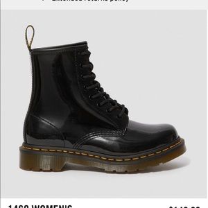 Dr Martens 1460 Womens Patent Leather Lace Up Boot